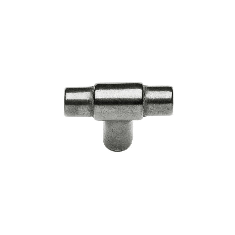 Barre Bronze Bar Knob, White Bronze Dark