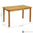 Helmick 47" Rectangular Teak Wood Outdoor Dining Table