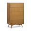 Solid Wood 76cm W 5 - Drawer Chest of Drawers-124354509