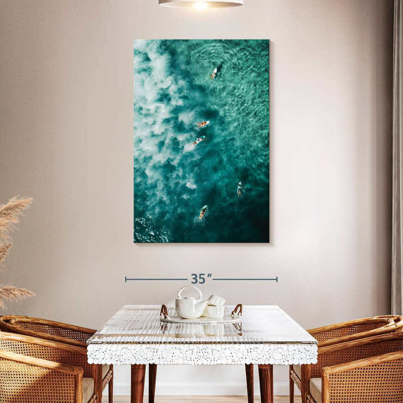Senne Before A Wave, 48" H x 32" W