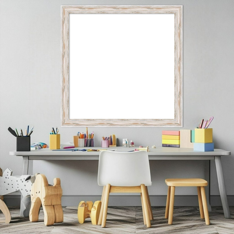 Organisateur de tableau magnétique blanc Alexandrie Alexandria, H 27 po x l 27 po