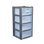 Plastic Stackable Desk Organiser with Drawers