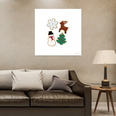 Biscuits de Noël, art contemporain abstrait