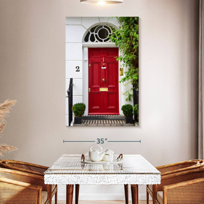 Lilie Red Georgian Door