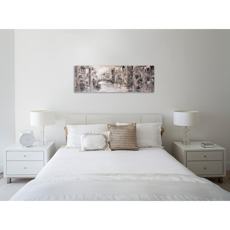 «Drifting In Mystery, Venice Charm», toile tendue par Isabella Karolewicz, H 20 po x l 60 po x P 1,5 po
