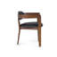 Fauteuil en similicuir H 19,5 po Lulani