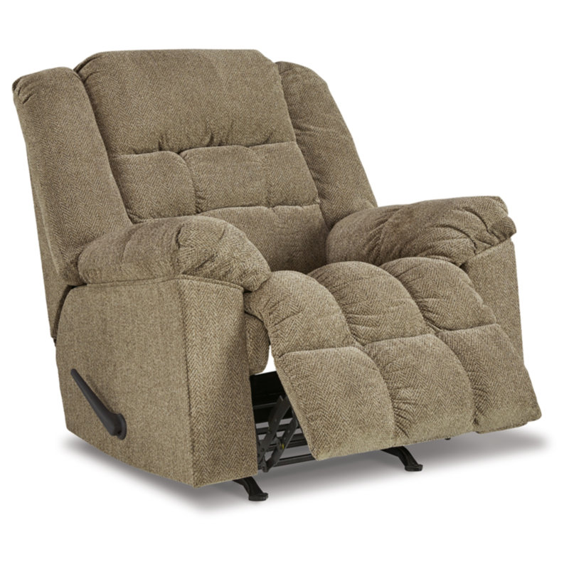 Dunnum Upholstered Recliner, Brown 100% Polyester