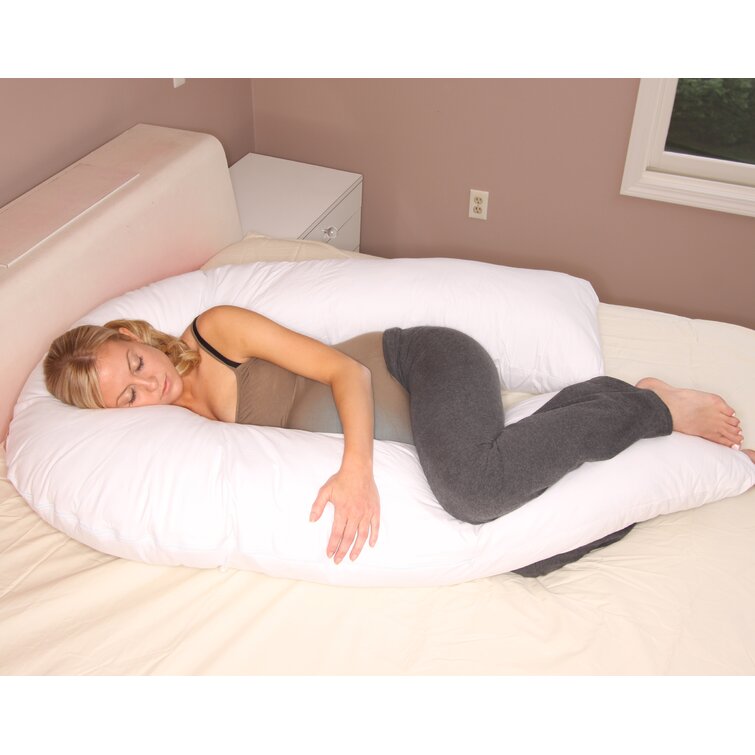 White Noise Full Body U-Shaped Contour Pillow - Maternity Pillow for  Comfort, Alignment, and Support in Bed & Reviews - Wayfair Canada