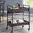 Rectangular Serving Cart With 2 Tier Shelf