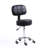 Backed Adjustable Height Ergonomic Lab Stool with Wheels-1287470524