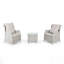 Canica Reclining 2 Seat Rattan Bistro Set