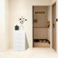 Commode de rangement verticale à 5 tiroirs en plastique-74478852