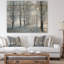 «Winter Trees Backlit» par Morning Sun - peinture sur bois sans cadre-77157346