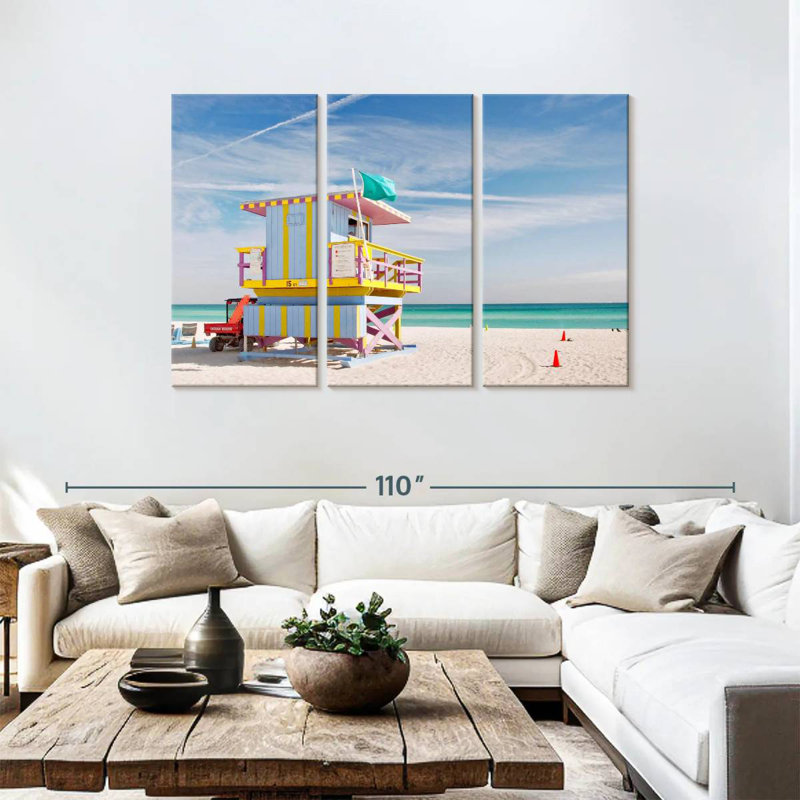 Gillard Miami Beach Lifeguard Tower, 48" H x 74" W