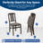 Wood Fabric Upholstered Seat Folding Chair