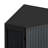 22.74" Floor Corner Cabinet In Black. Tempered Glass Door & Storage. Fits Bathroom, Living Room, Bedroom. Easy To Assemble Clean Black With Size. Storage Shelves. Enhances Home Decor Various Rooms.-1781609085-1781609082