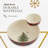 Spode Christmas Tree Tartan Tiered Chip & Dip Serving Set – 2-Piece Festive Holiday Entertaining Set – Tartan Plaid Border, Porcelain – Dishwasher, Microwave, Oven & Freezer Safe