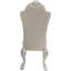 Chaise d'appoint ivoire et blanc os avec pattes (ensemble de 2)