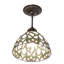 10" Wide Grand Tulip Medallion Mini Pendant