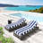 Ranu Outdoor Extra Thick Polyester Seat/Back Cushion 23'' W x 75'' D with Thickness of 5"-829753730