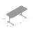 Flip-N-Store Training Table with Caster Wheels-15458616