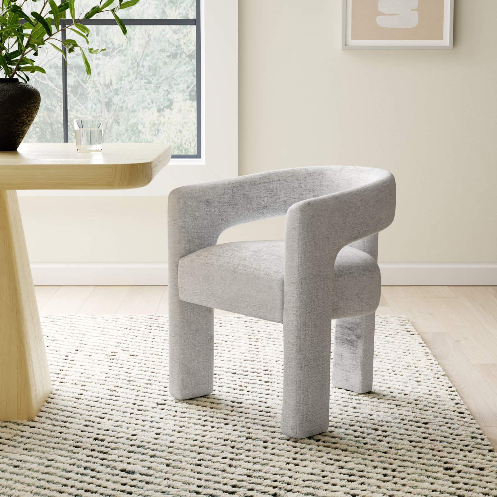 Darlington Armchair, Gwen Gray Microsuede
