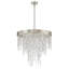 Lustre argenté antique 6 lumières Meily-1006937548