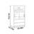 Retro luxury furniture storage bookcase