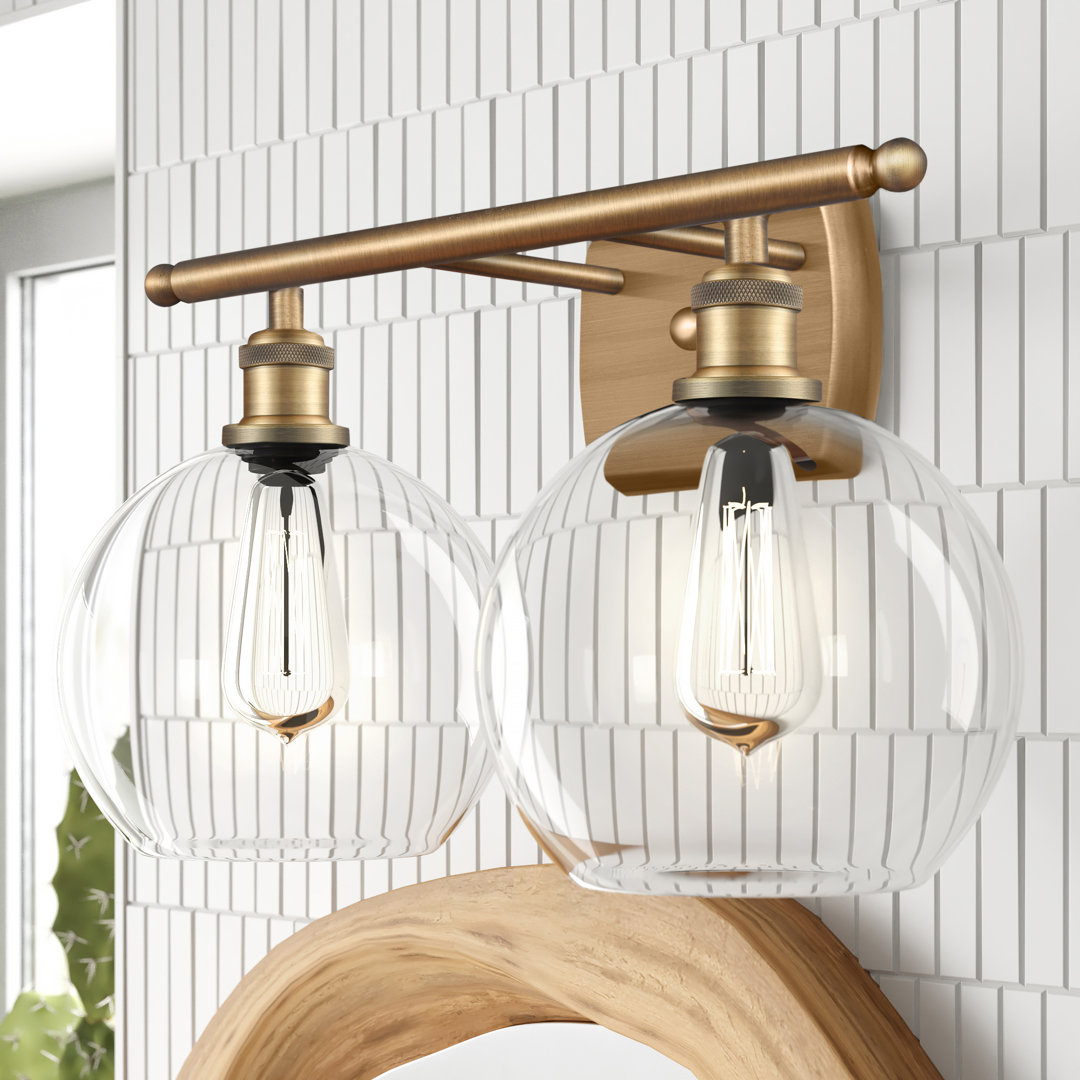 Baptista 2 - Light Dimmable Vanity Light Beachcrest Home™ Shade 