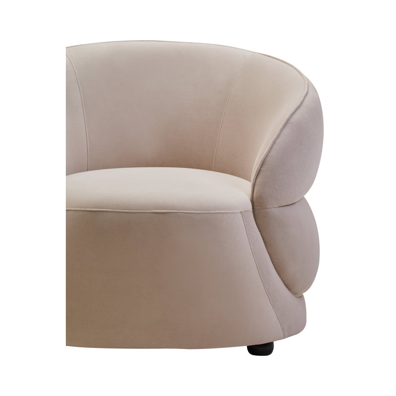 Darla Upholstered Armchair, Cream