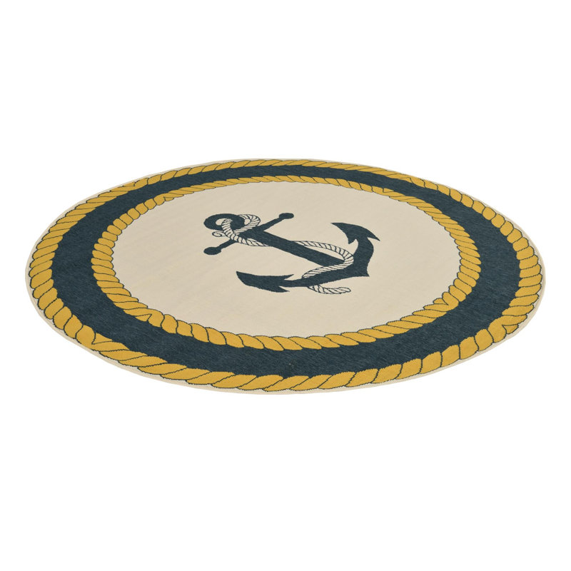 Callet Indoor / Outdoor Rug, Round 4'1"