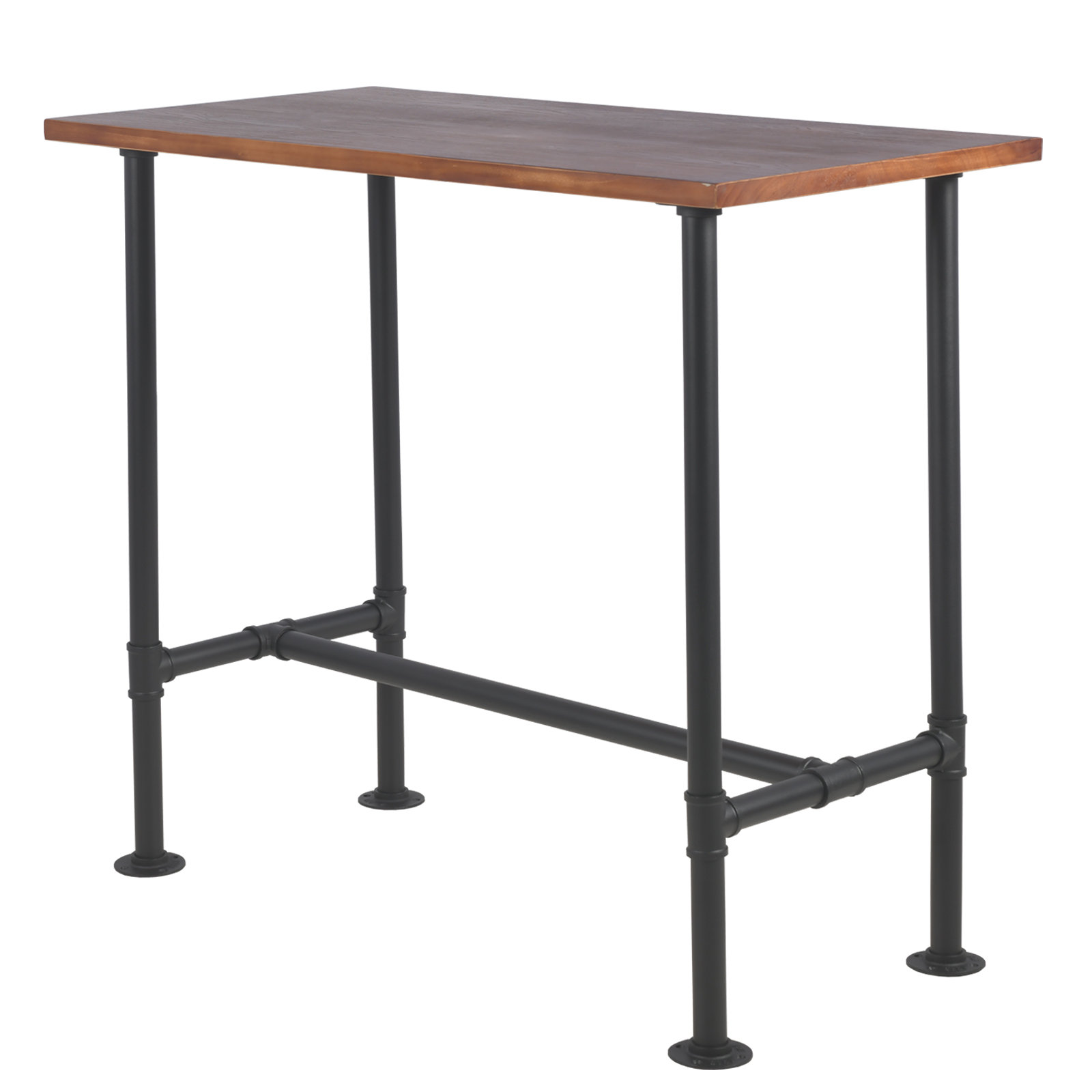 17 Stories Winnipeg Solid Wood Top Metal Base Dining Table & Reviews