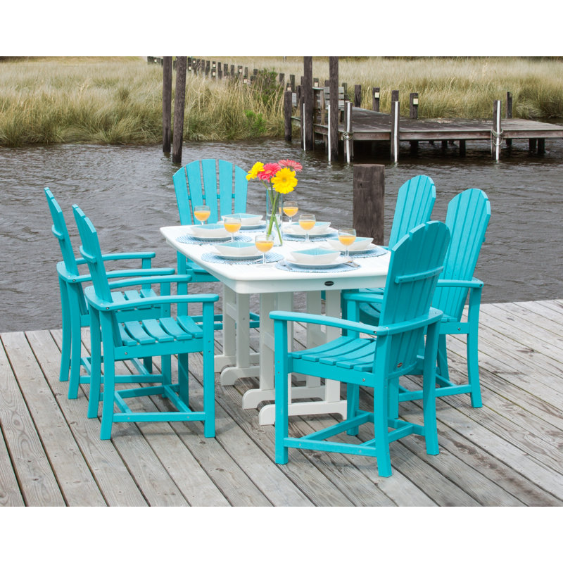 Ensemble repas 7 pièces POLYWOOD Palm Coast, Aruba