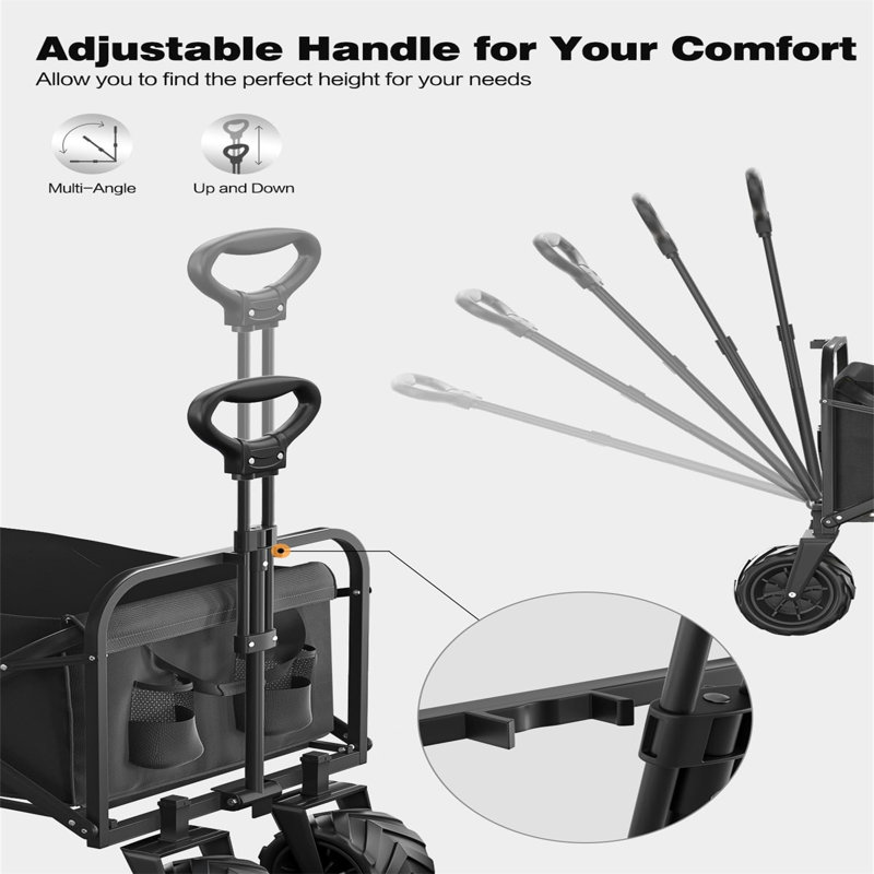Heavy Duty Collapsible Garden Carts