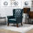 Dreggors Faux Leather Wingback Chair-1643405207