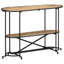 4-3 110cm Solid Wood Top Console Table-106215992