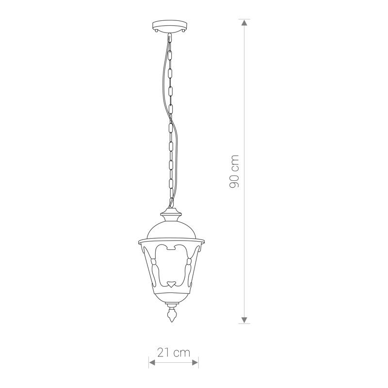 Tiana Outdoor Hanging Lantern