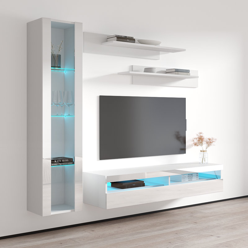 Meuble audio-vidéo Fly, Blanc