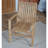 Vassallo Teak Solid Wood Outdoor Stacking Dining Armchair
