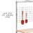 Greely 23.43'' Steel Standard Baker's Rack with Microwave Compatibility