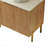 30" Turio Freestanding Roma Travertine-Pattern Sintered Stone Counter Top And Natural Woodgrain Plywood Cabinet With Two Doors, No Basin, No Faucet And Sink Cover-908123884