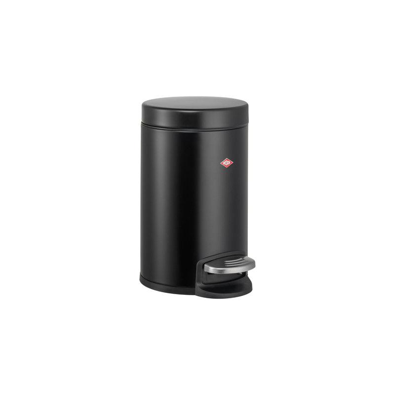 Cosmetic Bin 3L Step On Kitchen Trash Can - 3L, Matt Black