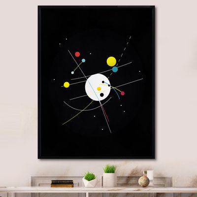 Art géométrique moderne sur toile