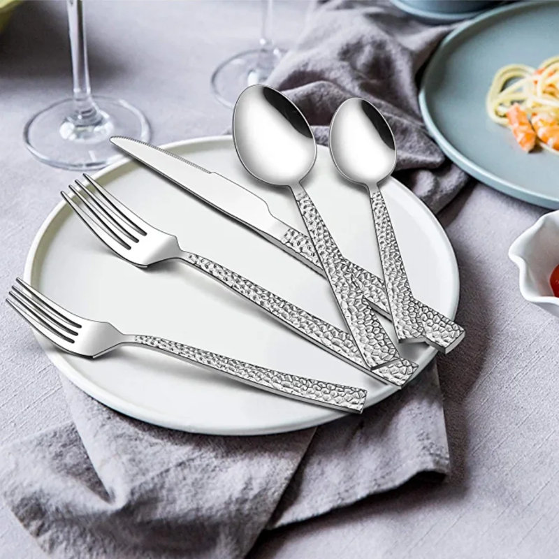 Orren Ellis Stainless Steel Flatware Set - Service for 12