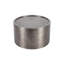 Table basse ronde avec finition nickel antique et design en fer martelé-1120040375