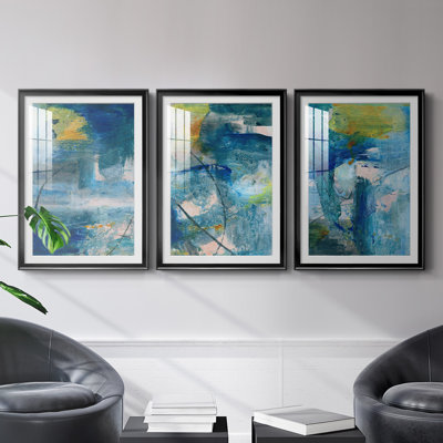 «Spring Winds I», reproduction encadrée de qualité supérieure, prête à être accrochée