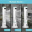 Ventilateur sur colonne Simple Deluxe, 12 vitesses et 3 modes de réglage, ventilateur de fermeture à 15 heures, faible bruit, 43 pouces, blanc