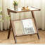 Table d'appoint avec rangement - Table de chevet idéale pour le salon, design compact et élégant, style table de nuit.