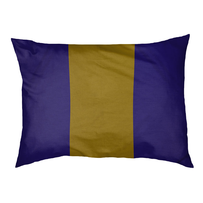 Coussin extérieur Philadelphia, Grand (l 50 po x P 40 po x H 7 po), Mauve / doré