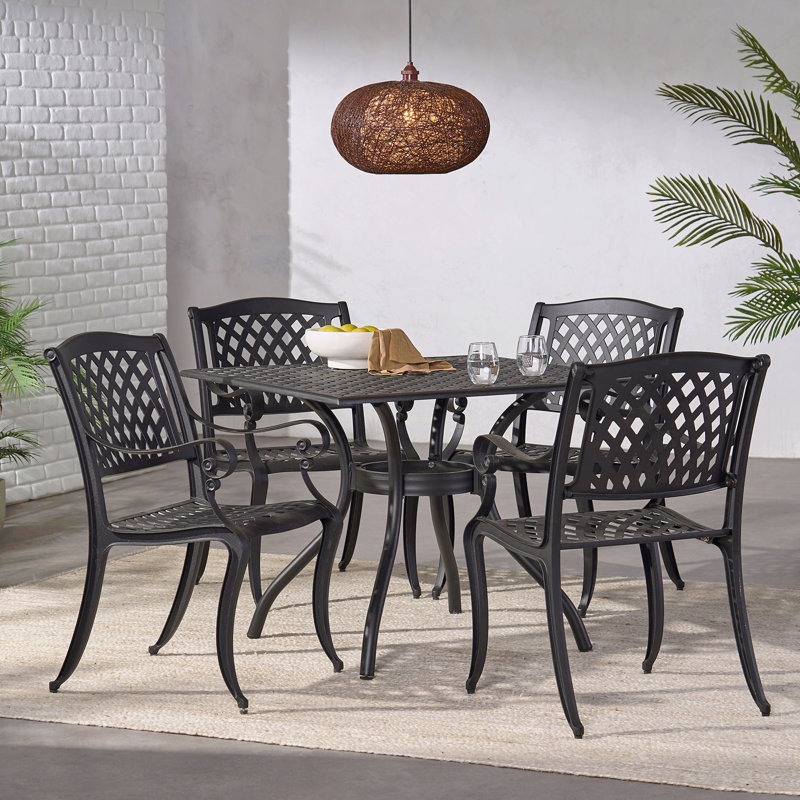 Ensemble repas 5 pièces, patio extérieur